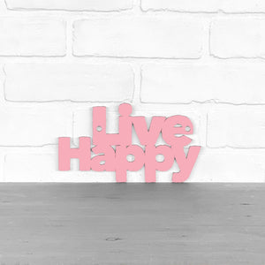 Spunky Fluff Proudly handmade in South Dakota, USA Small / Pink Live Happy