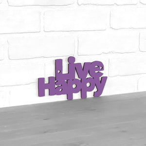 Spunky Fluff Proudly handmade in South Dakota, USA Small / Purple Live Happy