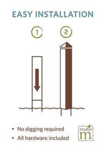 Load image into Gallery viewer, Studio M Proudly Handmade in Missouri, USA Live Love Lake - 20" Art Pole
