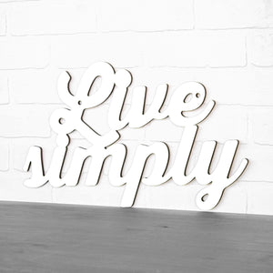 Spunky Fluff Proudly handmade in South Dakota, USA Medium / White Live Simply