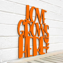Load image into Gallery viewer, Spunky Fluff Proudly handmade in South Dakota, USA Medium / Orange Love Grows Here
