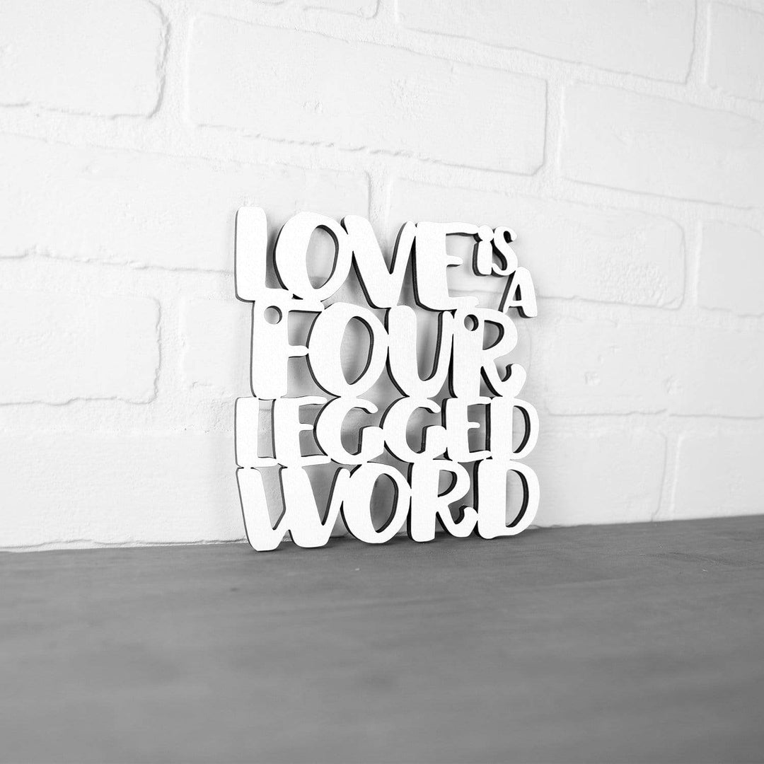 Spunky Fluff Proudly handmade in South Dakota, USA Love Is A Four-Legged Word