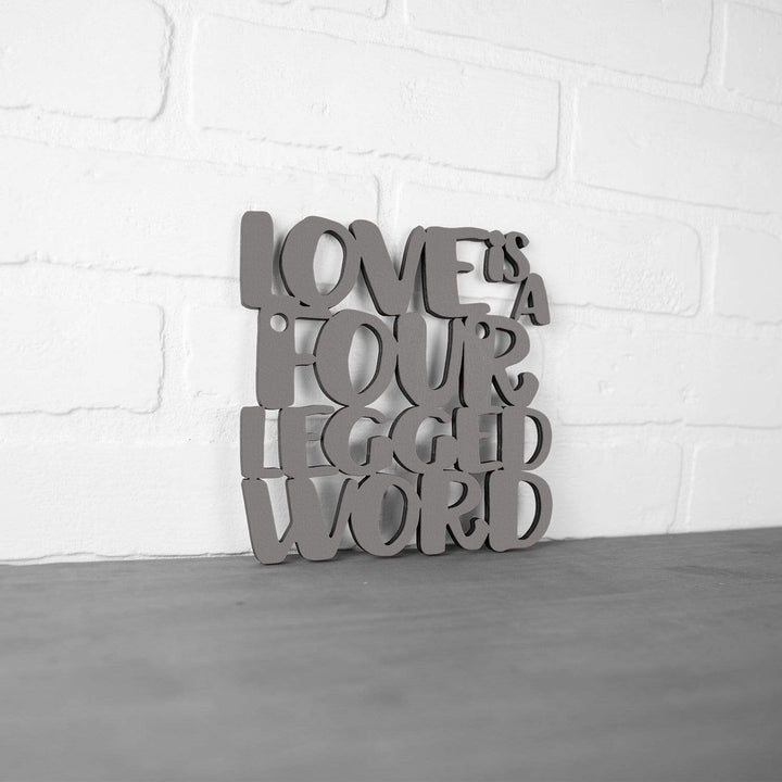 Spunky Fluff Proudly handmade in South Dakota, USA Love Is A Four-Legged Word