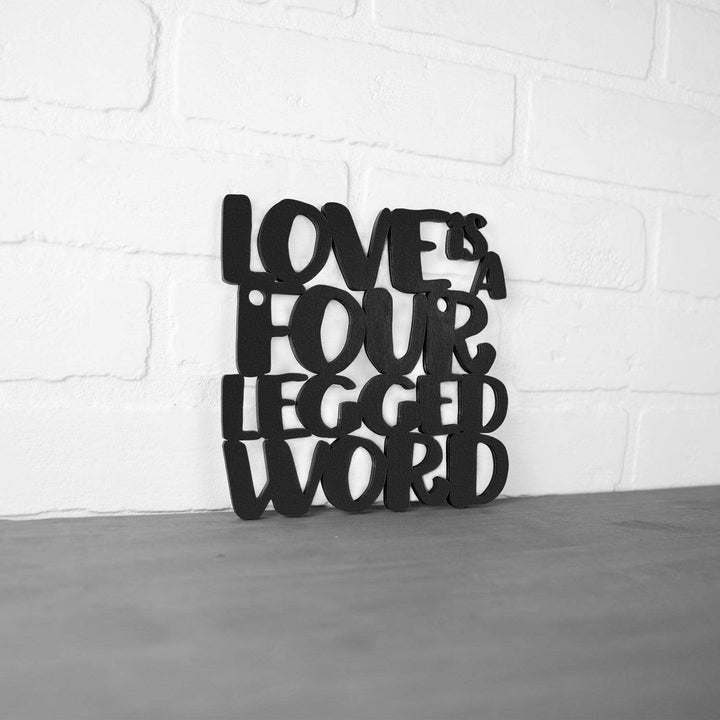Spunky Fluff Proudly handmade in South Dakota, USA Love Is A Four-Legged Word