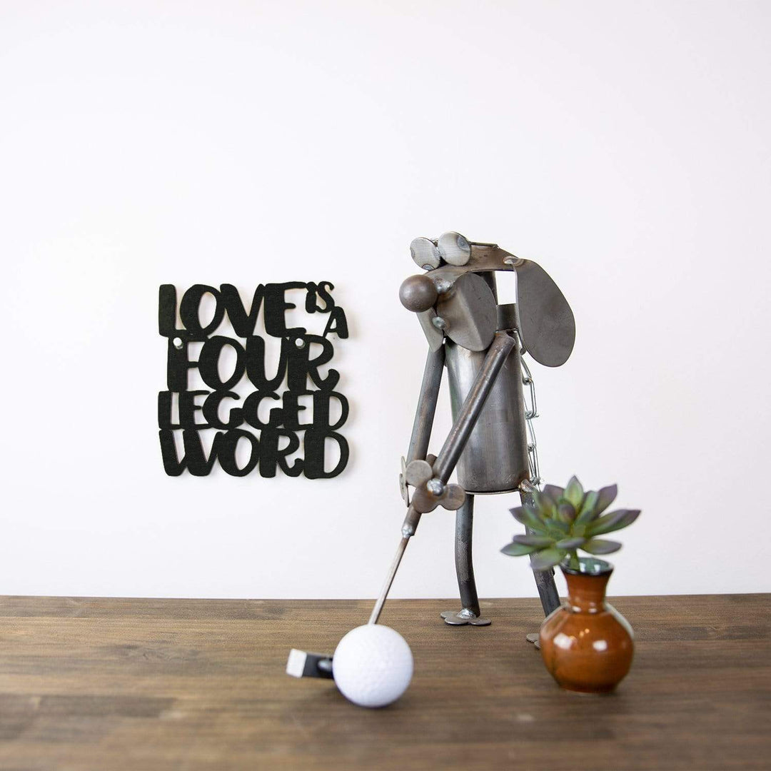 Spunky Fluff Proudly handmade in South Dakota, USA Small / Black Love Is A Four-Legged Word