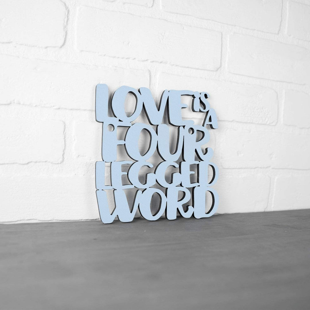 Spunky Fluff Proudly handmade in South Dakota, USA Small / Powder Love Is A Four-Legged Word