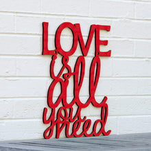 Load image into Gallery viewer, Spunky Fluff Proudly handmade in South Dakota, USA Love is All You Need
