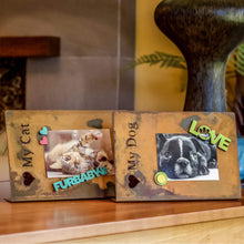 Load image into Gallery viewer, Prairie Dance Proudly Handmade in South Dakota, USA &quot;Love my dog&quot;, Magnetic Frame
