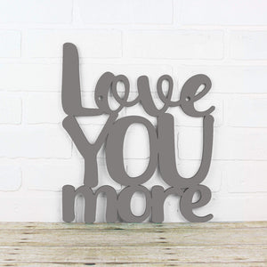 Spunky Fluff Proudly handmade in South Dakota, USA Medium / Charcoal Gray Love You More