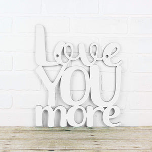 Spunky Fluff Proudly handmade in South Dakota, USA Medium / White Love You More