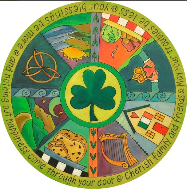 Sticks Proudly Handmade in Iowa, USA Luck of the Irish Lazy Susan