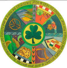 Load image into Gallery viewer, Sticks Proudly Handmade in Iowa, USA Luck of the Irish Lazy Susan
