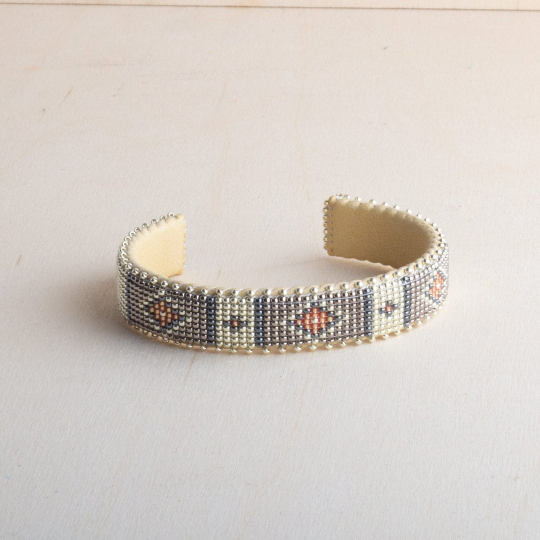Etkie Jewelry Maddie Beaded Glass Cuff -Small