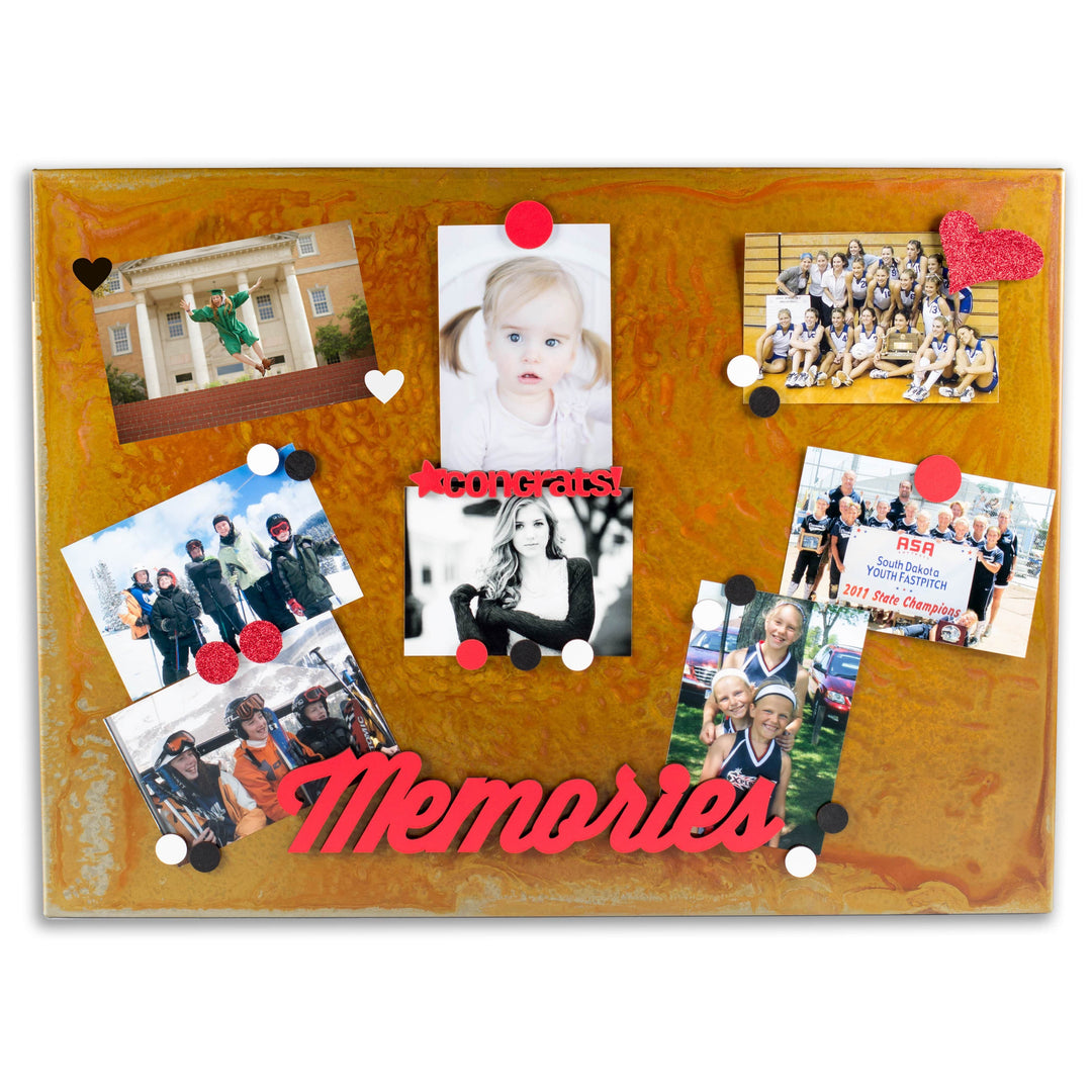 Prairie Dance Proudly Handmade in South Dakota, USA Magnetic Memo Board, Small