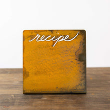 Load image into Gallery viewer, Prairie Dance Proudly Handmade in South Dakota, USA Magnetic Recipe Holder – Vertical Stand
