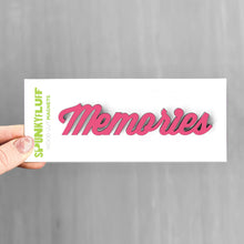 Load image into Gallery viewer, Spunky Fluff Proudly handmade in South Dakota, USA Magenta Memories-Tiny Word Magnet
