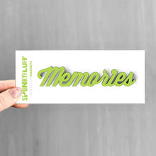 Load image into Gallery viewer, Spunky Fluff Proudly handmade in South Dakota, USA Pear Green Memories-Tiny Word Magnet
