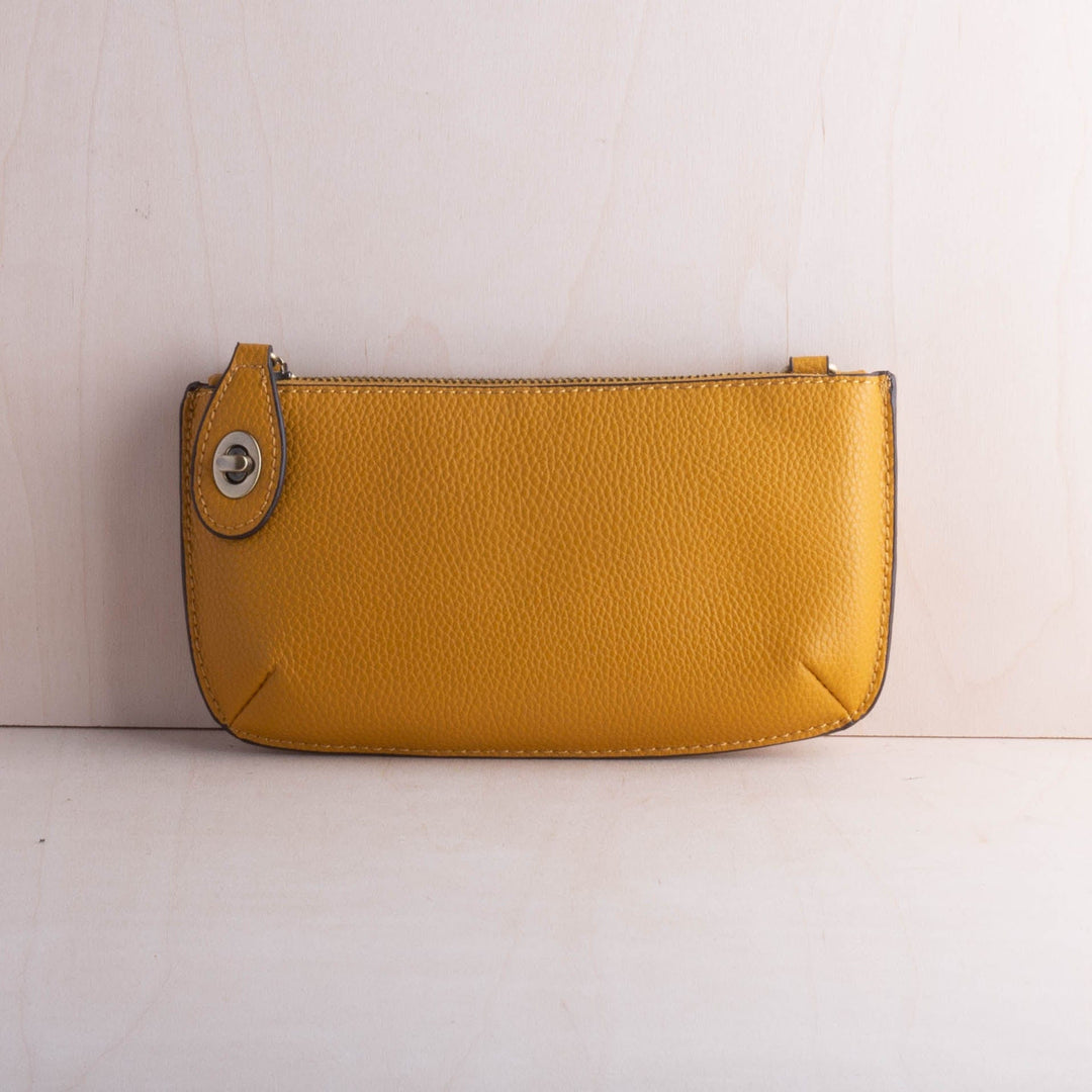 Joy Susan Mustard Mini Crossbody Clutch