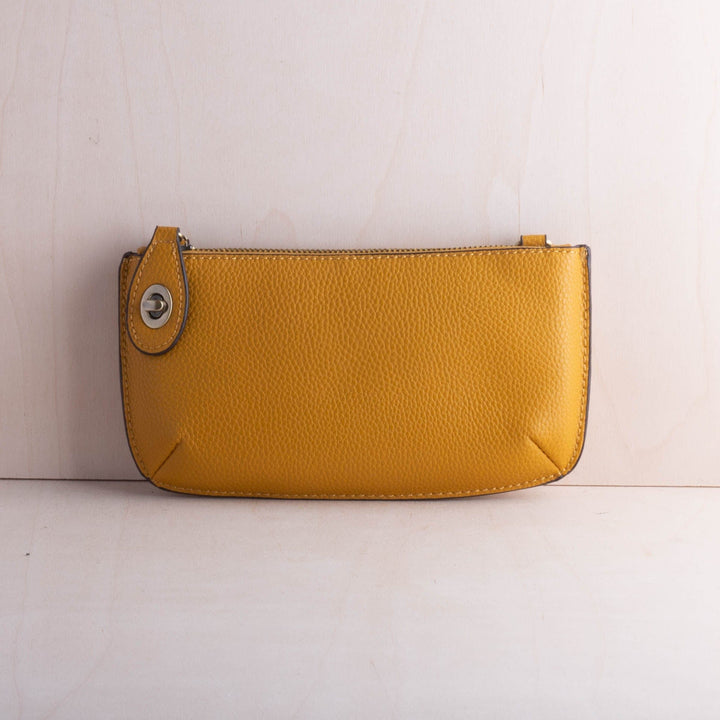 Joy Susan Mustard Mini Crossbody Clutch