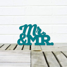 Load image into Gallery viewer, Spunky Fluff Proudly handmade in South Dakota, USA Small / Teal Mr. &amp; Mr.
