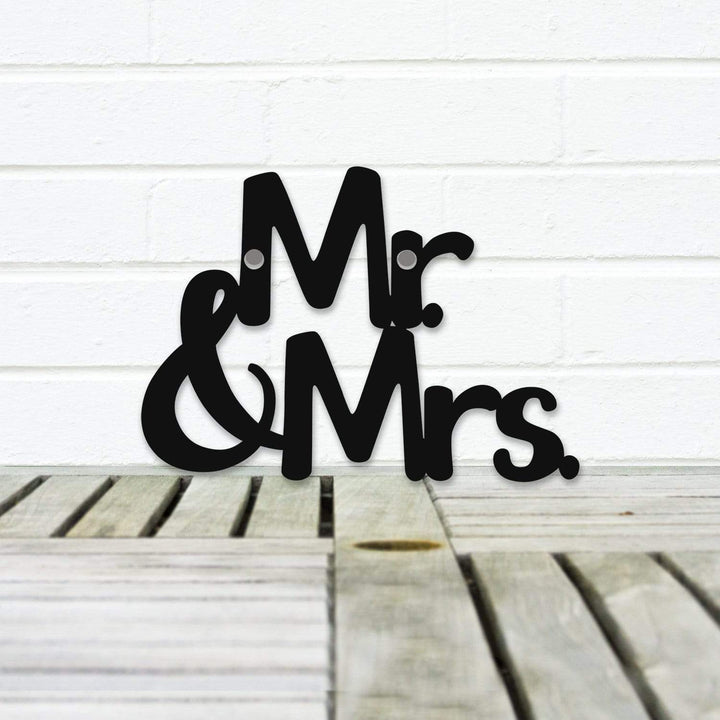 Spunky Fluff Proudly handmade in South Dakota, USA Small / Black Mr. &amp; Mrs.