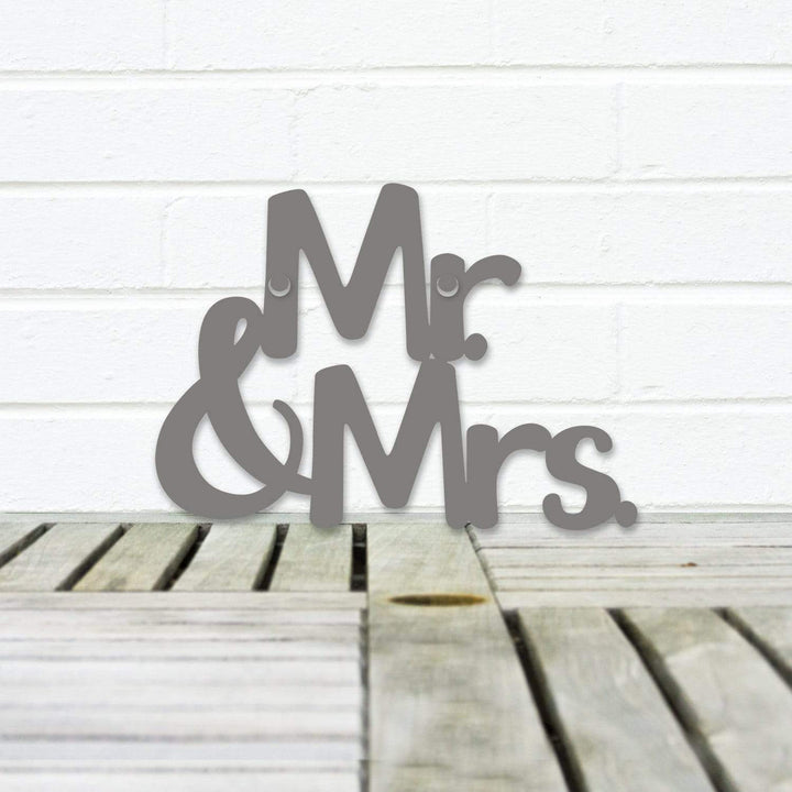 Spunky Fluff Proudly handmade in South Dakota, USA Small / Charcoal Gray Mr. &amp; Mrs.
