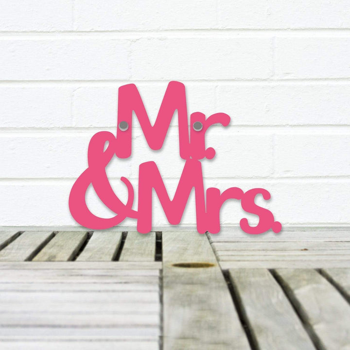 Spunky Fluff Proudly handmade in South Dakota, USA Small / Magenta Mr. &amp; Mrs.