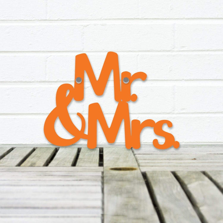 Spunky Fluff Proudly handmade in South Dakota, USA Small / Orange Mr. &amp; Mrs.