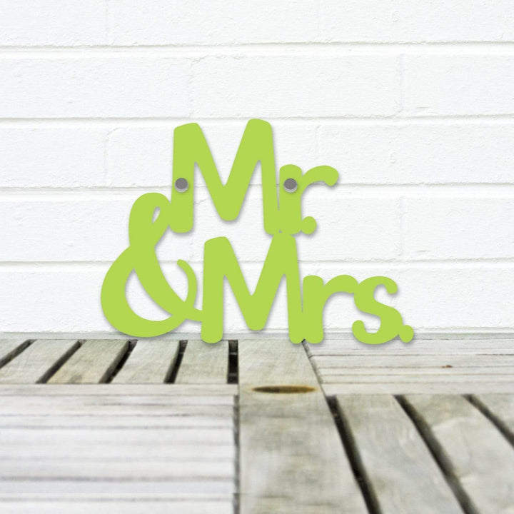 Spunky Fluff Proudly handmade in South Dakota, USA Small / Pear Green Mr. &amp; Mrs.