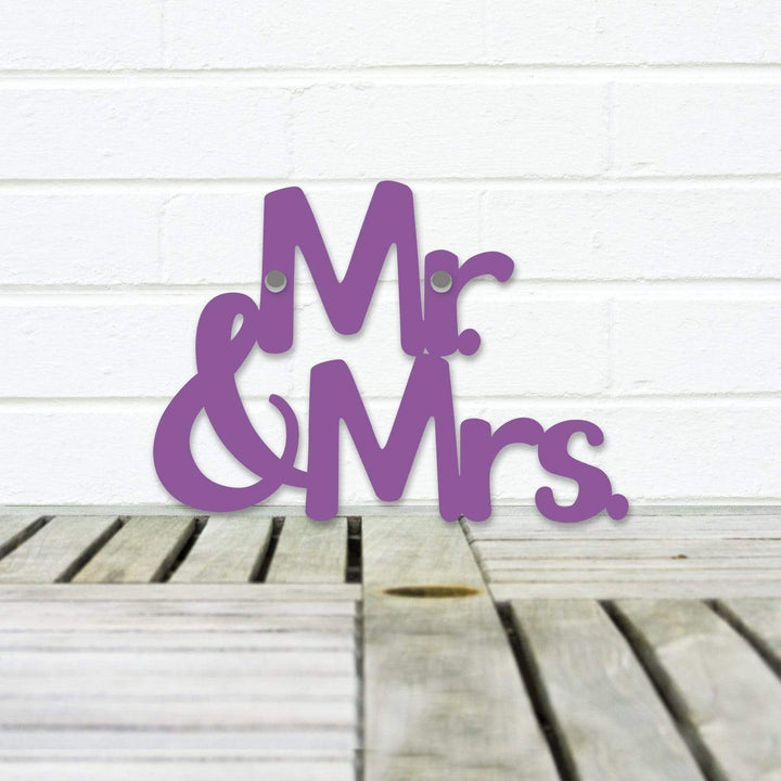 Spunky Fluff Proudly handmade in South Dakota, USA Small / Purple Mr. &amp; Mrs.
