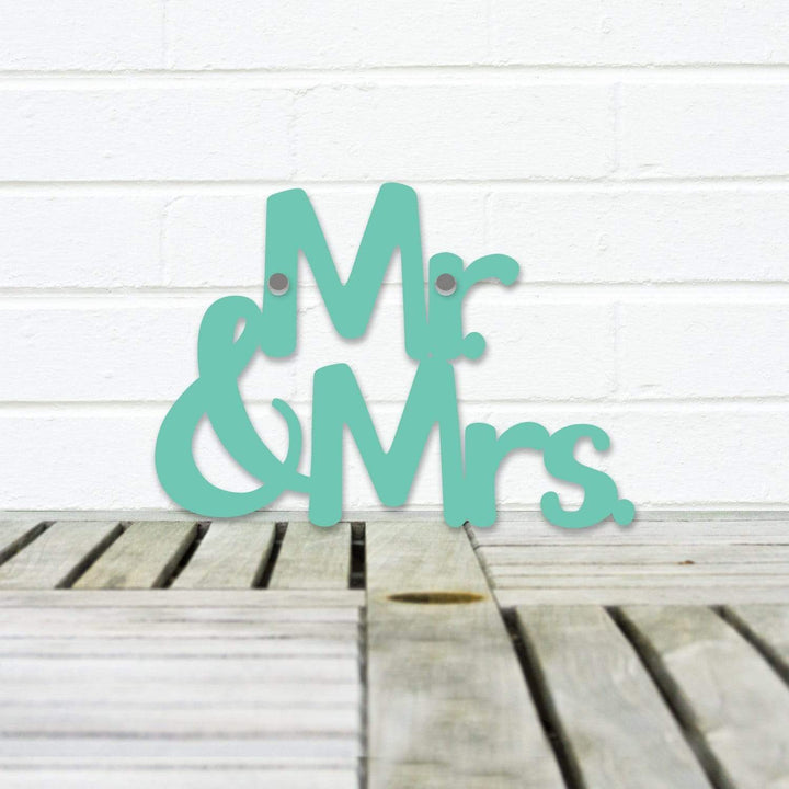 Spunky Fluff Proudly handmade in South Dakota, USA Small / Turquoise Mr. &amp; Mrs.