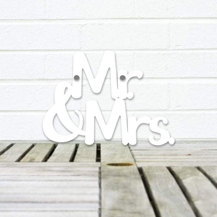 Spunky Fluff Proudly handmade in South Dakota, USA Small / White Mr. &amp; Mrs.