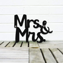 Load image into Gallery viewer, Spunky Fluff Proudly handmade in South Dakota, USA Small / Black Mrs. &amp; Mrs.
