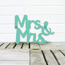 Load image into Gallery viewer, Spunky Fluff Proudly handmade in South Dakota, USA Small / Turquoise Mrs. &amp; Mrs.
