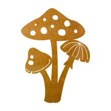 Load image into Gallery viewer, Prairie Dance Proudly Handmade in South Dakota, USA Mushroom Patch- Garden Stake
