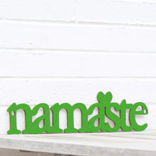 Load image into Gallery viewer, Spunky Fluff Proudly handmade in South Dakota, USA Small / Grass Green Namaste
