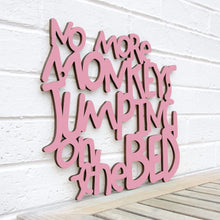 Load image into Gallery viewer, Spunky Fluff Proudly handmade in South Dakota, USA Medium / Pink No More Monkeys Jumping on the Bed
