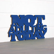 Load image into Gallery viewer, Spunky Fluff Proudly handmade in South Dakota, USA Small / Cobalt Blue Not Adulting Today
