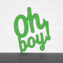 Load image into Gallery viewer, Spunky Fluff Proudly handmade in South Dakota, USA Medium / Grass Green Oh Boy!
