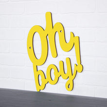Load image into Gallery viewer, Spunky Fluff Proudly handmade in South Dakota, USA Medium / Yellow Oh Boy!
