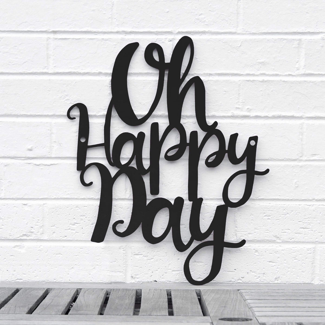 Spunky Fluff Proudly handmade in South Dakota, USA Medium / Black Oh Happy Day