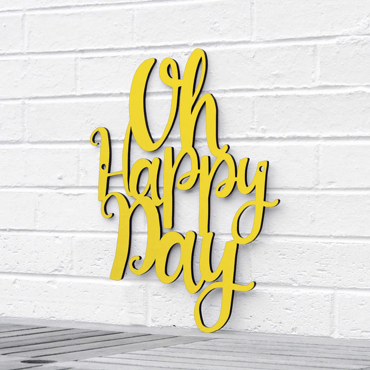 Spunky Fluff Proudly handmade in South Dakota, USA Medium / Yellow Oh Happy Day