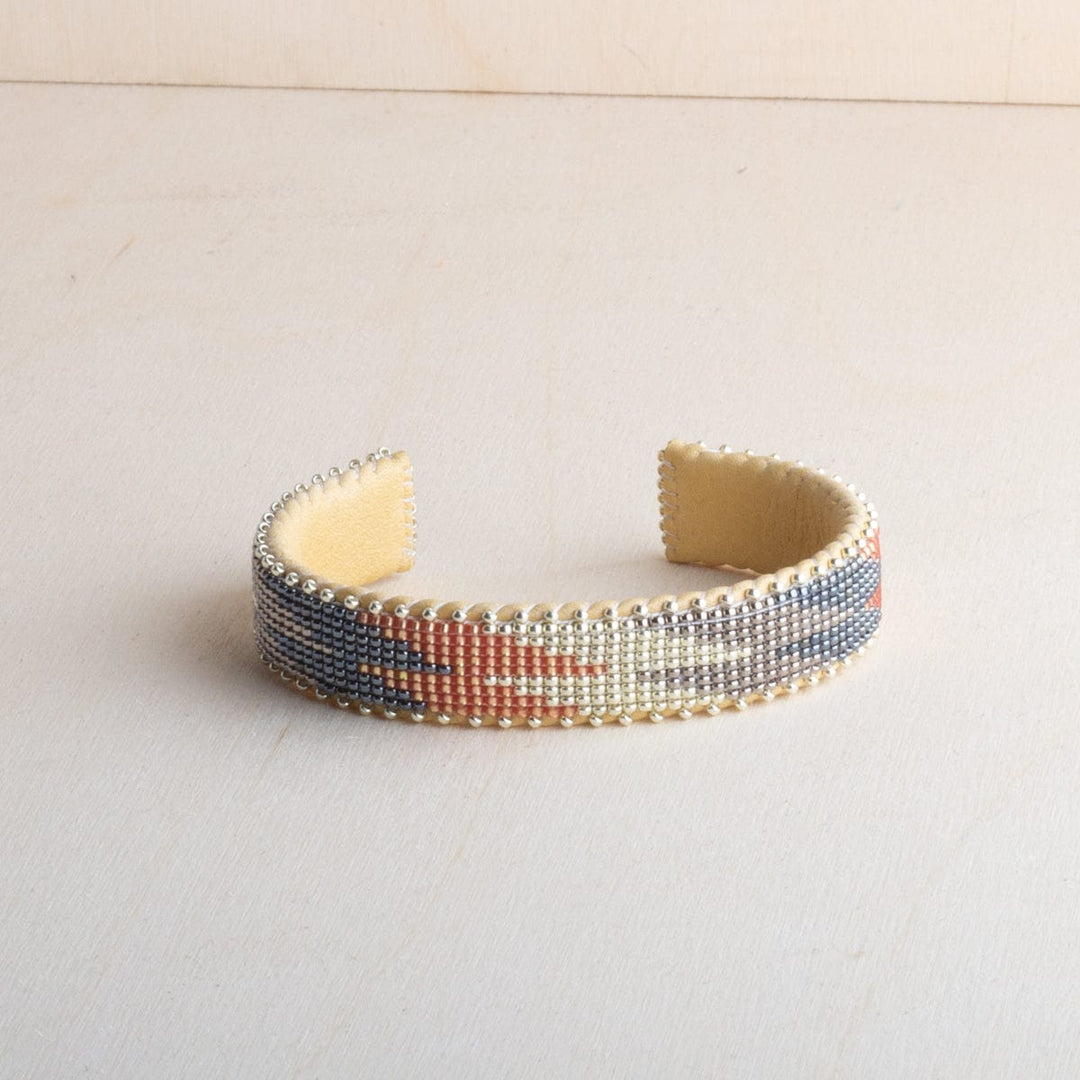 Etkie Jewelry Olivia Beaded Glass Cuff -Small