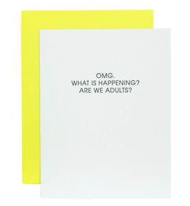 Chez Gagne Cards OMG What Is Happening Birthday Card