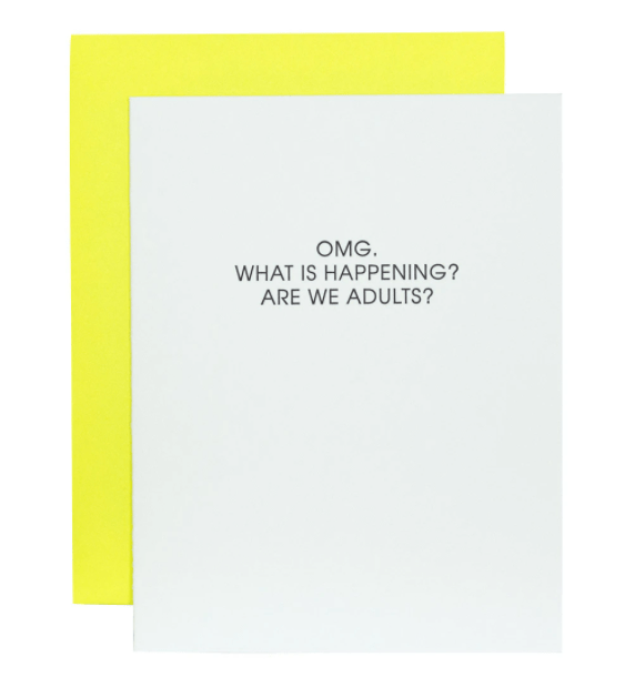Chez Gagne Cards OMG What Is Happening Birthday Card