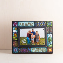 Load image into Gallery viewer, Spooner Creek Proudly Handmade in Wisconsin, USA Our Family Wood Frame
