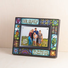 Load image into Gallery viewer, Spooner Creek Proudly Handmade in Wisconsin, USA Our Family Wood Frame
