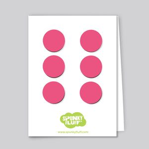 Spunky Fluff Proudly handmade in South Dakota, USA Painted Dot Magnets, Small