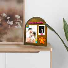 Load image into Gallery viewer, Spunky Fluff Proudly handmade in South Dakota, USA Painted Flower Magnet
