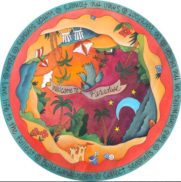 Sticks Proudly Handmade in Iowa, USA Paradise City Lazy Susan